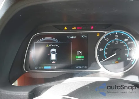 2018 Nissan Leaf S из США, поврежденный, VIN 1N4AZ1CPXJC301597